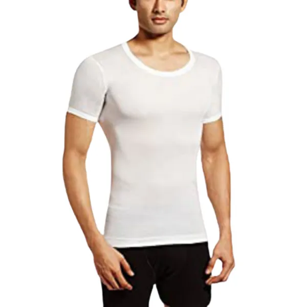 Pack Of 10pcs Amul Comfy Men's Vest 100% Cotton RNS